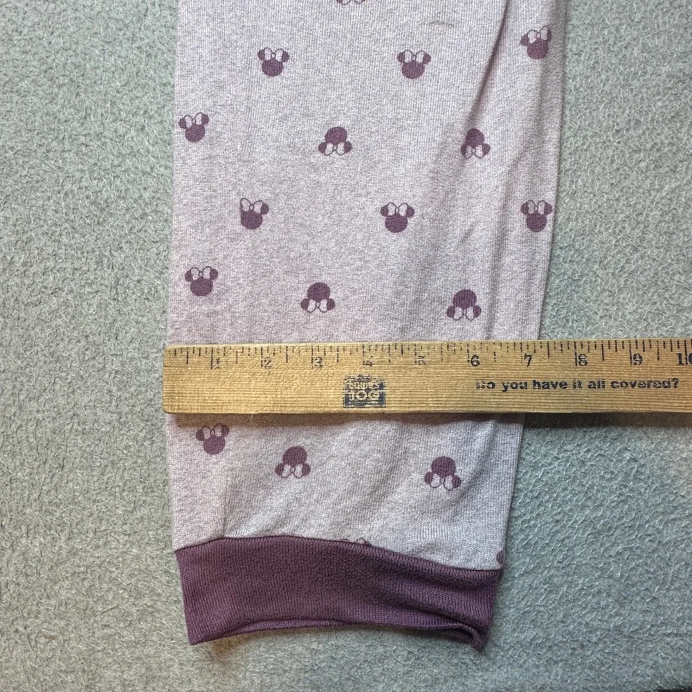 Disney Pajama Pants Womens XL Purple Minnie Mouse Jogger Sleepwear 1425605PA1-R - Picture 8 of 10